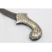 Dagger Knife Pure Silver Koftgiri WIre Work Damascus Steel Blade Handle D60